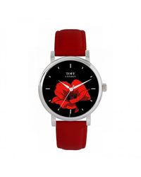 Toff London - Tlws-46515 Ladies Poppy Flower Watch - Lyst