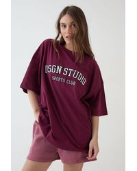 DSGN Studio - Applique Oversized T-Shirt - Lyst
