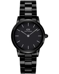 Daniel Wellington - Dw00100415 Ladies Iconic Link Ceramic 28Mm Watch - Lyst