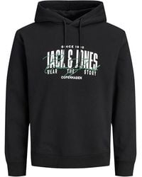 Jack & Jones - Hoodie Hooded Pullover - Lyst