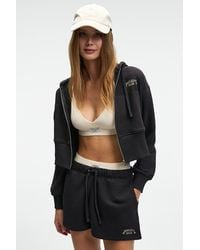 Grimelange - Embroidered High Waist Sweat Shorts - Lyst