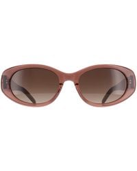BOSS - Oval Mauve Gradient 1859/G/S - Lyst