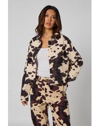 Urban Bliss - Pattern Cow Jacket - Lyst