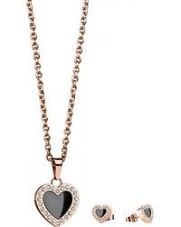 Bering Time - 428-712- Ladies Necklace And Earrings Gift Set - Lyst