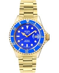 Gevril - Wall Street Dial Ip Bracelet Swiss Automatic, Sw220 Movement Watch Stainless Steel - Lyst