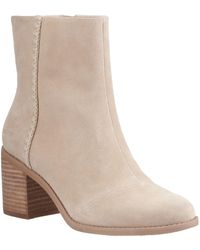 TOMS - Evelyn Leather Boots - Lyst