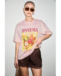 Grimelange - Oversized Crew Neck Printed T-Shirt - Lyst