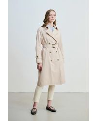 GUSTO - Classic Trench Coat - Lyst