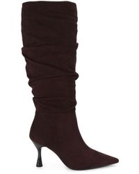 KG by Kurt Geiger - Suedette Autumn Slouch Knee Boots - Lyst