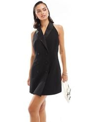 Miss Selfridge - Halter Waistcoat Dress - Lyst
