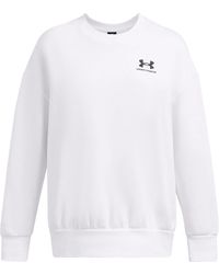 Under Armour - Oversize Fit Crew Neck Long Sleeve Sweatshirt - Lyst