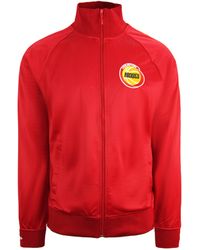 Mitchell & Ness - Houston Rockets Track Jacket Taped Top Trjkda18017 Hrosc - Lyst