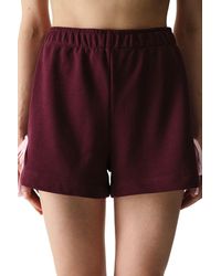 Penti - Oversized Knitted Jersey Shorts With Bow Detail - Lyst