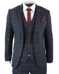 Infinity Leather - 3 Piece Herringbone Check Vintage Suit - Lyst