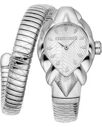 Roberto Cavalli - Snake Stainless Steel Watch - Lyst