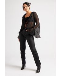 Urban Bliss - Coated Straight Leg Jean Denim - Lyst