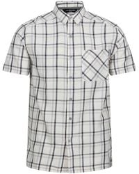 Regatta - Mindano Viii Checked Short-Sleeved Shirt /Ash//Marshmallow) - Lyst