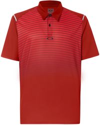 Oakley - Short Sleeve Striped Golf Polo Shirt 434229 80U - Lyst