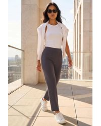 Roman - Petite Straight Leg Ponte Stretch Trouser - Lyst
