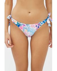 Penti - Floral Low-Waist Brazilian Bikini Bottoms - Lyst