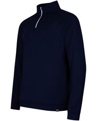 Under Armour - Quarter Zip Fleece Top (Midnight) - Lyst