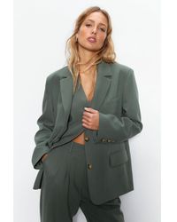 Warehouse - Petite Tailored Single Breasted Blazer - Lyst