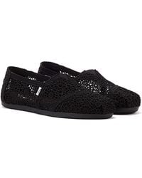 TOMS - Apargata Crochet Espadrilles Sandal - Lyst