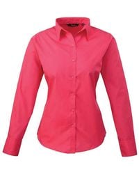 PREMIER - Ladies Long-Sleeved Shirt (Hot) - Lyst