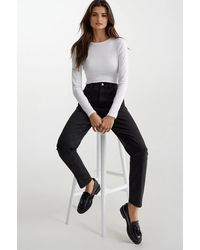 New Look - Tori Slim-Fit Mom Ankle Grazer Jeans - Lyst
