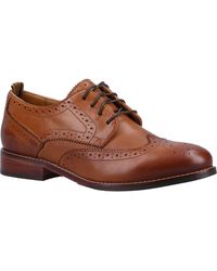 Hush Puppies - Natalia Leather Brogues Shoes - Lyst