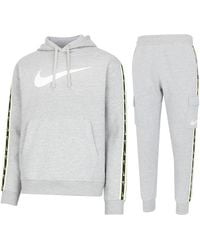Nike - Sportswear Repeat Hooded Fleece Tracksuit Cotton - Lyst