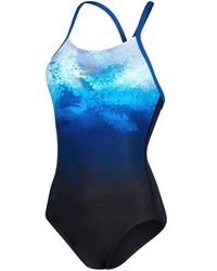 Speedo - Placement Digital Abstract Swimsuit - Lyst