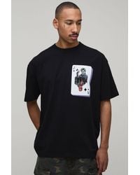 BoohooMAN - The Joker Oversized License Print T-Shirt - Lyst