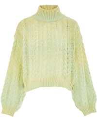 myMo - Jumper Lime Munt - Lyst