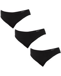 Janira - Pack-3 Mid-Waist Panties With Inner Lining 1031184 - Lyst
