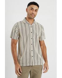 Brave Soul - Striped Woven Shirt - Lyst