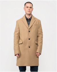 GANT - Classic Tailored Fit Wool Topcoat - Lyst