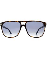 Tom Ford - Aviator Dark Havana Gradient Sunglasses - Lyst
