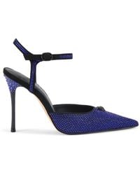 Kurt Geiger - Embellished Ankle Strap Heels 105 - Lyst