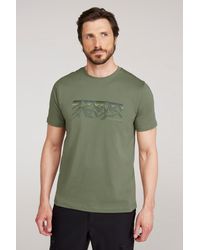 Mountain Warehouse - 'Mountain Stripe' Graphic T-Shirt Cotton Breathable Everyday Tee - Lyst