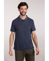 Mountain Warehouse - 'Cordyline' Textured Polo Sun Protection Button Neck Summer Tee Cotton - Lyst