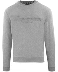 Aquascutum - Embossed Brand Logo Sweatshirt Cotton - Lyst
