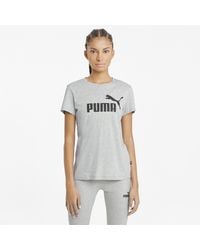 PUMA - Essentials Logo T-Shirt For - Lyst
