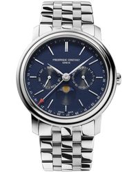 Frederique Constant - Frédérique Classics Index Business Timer Watch Fc-270N4P6B Stainless Steel (Archived) - Lyst