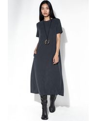 Busem - Straight Midi Jersey T-Shirt Dress - Lyst
