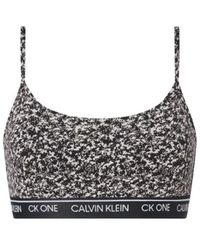 Calvin Klein - 000Qf5727E Ck One Cotton String Bralette - Lyst