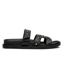 SOLESISTER - Hope Stud Footbed Sandals - Lyst