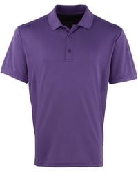 PREMIER - Coolchecker Pique Short Sleeve Polo T-Shirt - Lyst