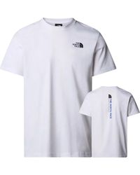 The North Face - Vertical Logo Ss T-Shirt Cotton - Lyst