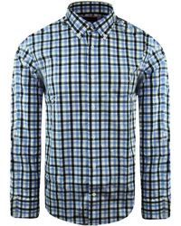 Eden Park - Paris Regular Checkered Oxford Shirt - Lyst